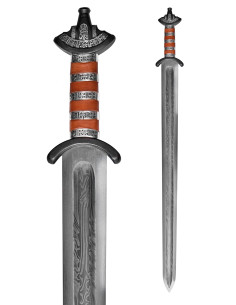 Épée saxonne en acier de Damas, IXe siècle (86 cm.) 2
