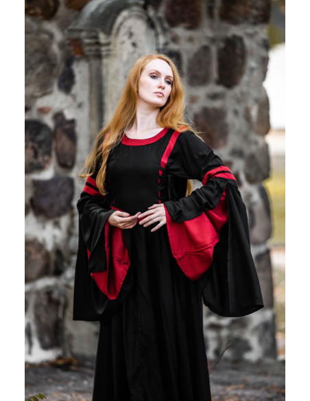 Robe médiévale Isolde, avec capuche