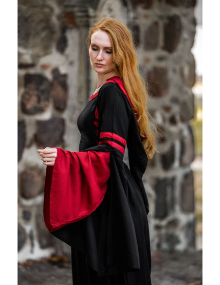 Robe médiévale Isolde, avec capuche