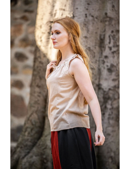 Chemisier médiéval sans manches...