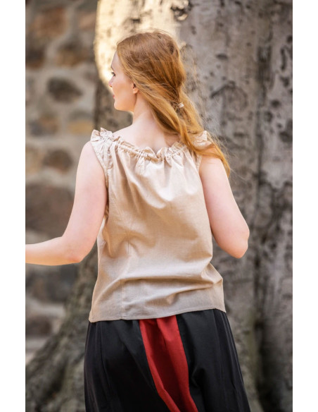 Chemisier médiéval sans manches...