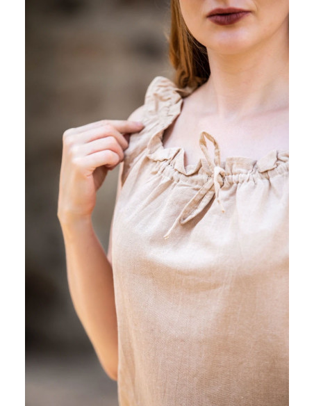 Chemisier médiéval sans manches...