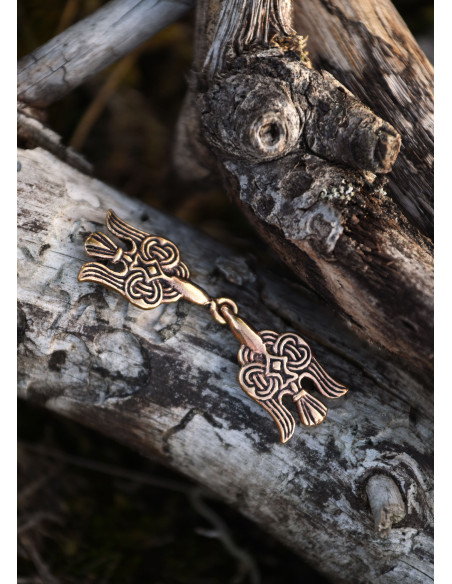 Broche cape viking Hugin et Munin, en...