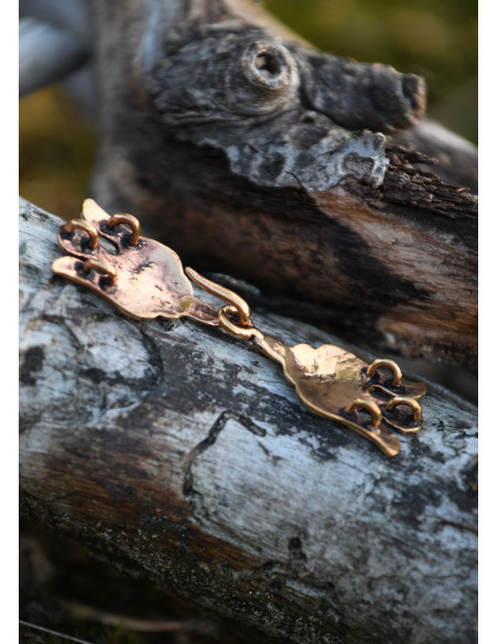 Broche cape viking Hugin et Munin, en...