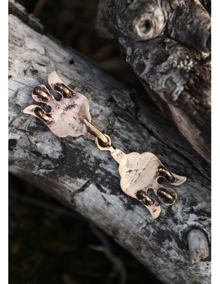 Broche cape viking Hugin et Munin, en...