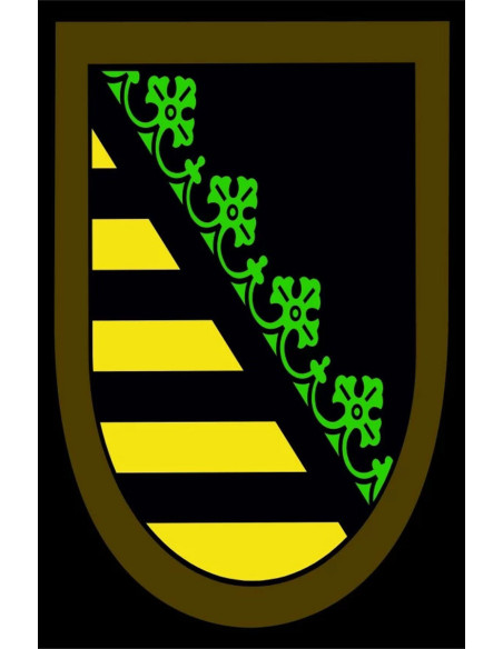 Bannière médiévale jaune-vert