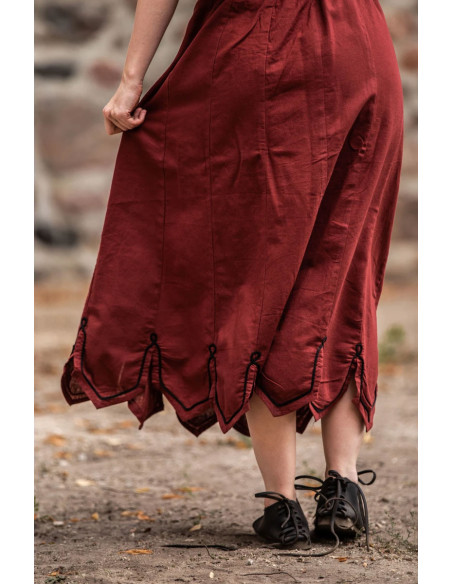 Jupe médiévale avec broderie modèle...