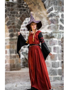 Chapeau de sorcière modèle étoile, couleur marron 2