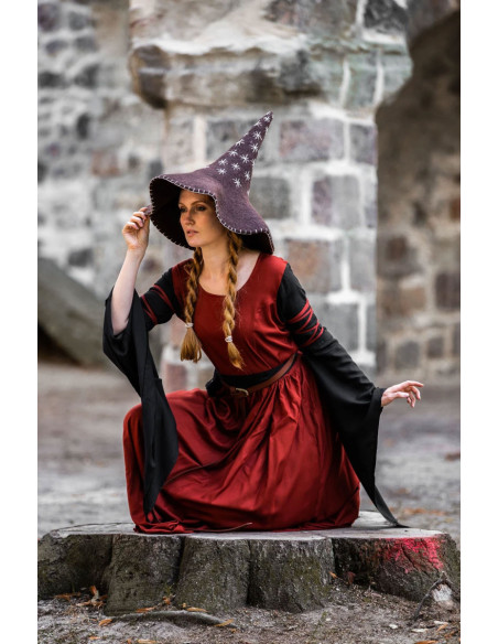 Chapeau de sorcière modèle étoile,...