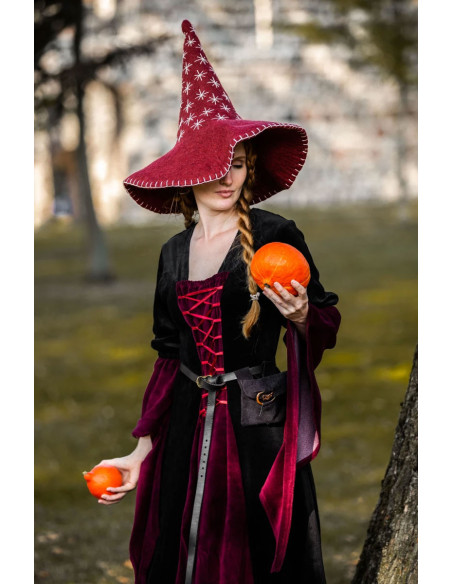 Chapeau de sorcière modèle étoile,...