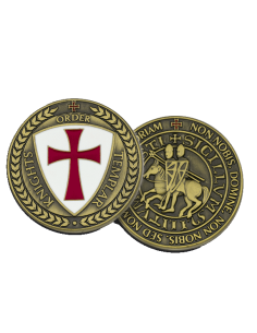 Pièce des Templiers, vieil or