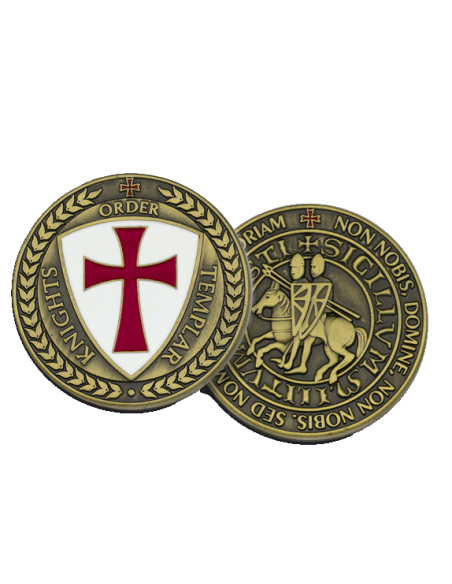 Pièce des Templiers, vieil or