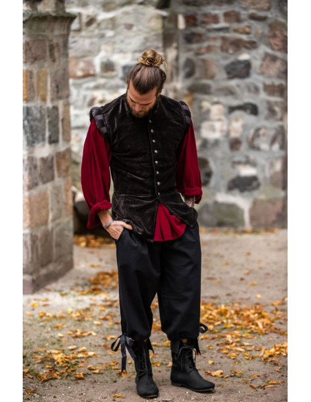 Pantalon pirate Vincent, couleur noir