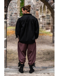Pantalon pirate Vincent, couleur marron 2