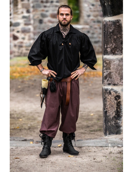 Pantalon pirate Vincent, couleur marron