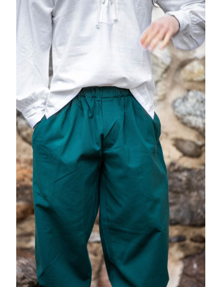 Pantalon pirate Vincent, coloris vert