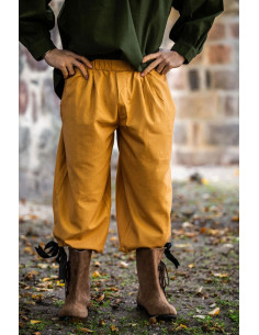 Pantalon pirate Vincent, couleur marron miel