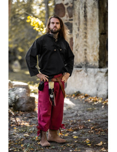 Pantalon pirate Vincent, couleur rouge