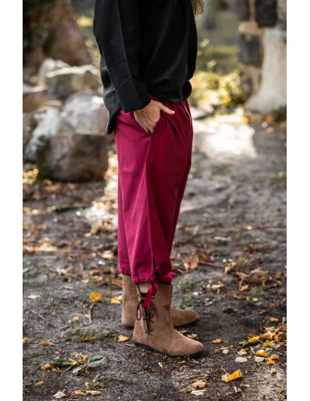 Pantalon pirate Vincent, couleur rouge