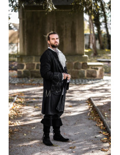 Manteau pirate noir modèle Edward 2
