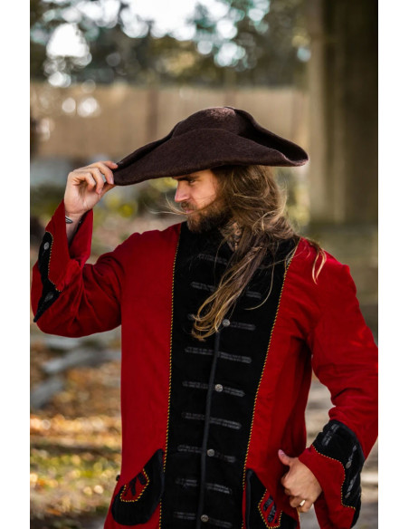 Chapeau tricorne pirate Hugo en...