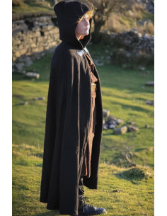Cape longue enfant avec boucle métal