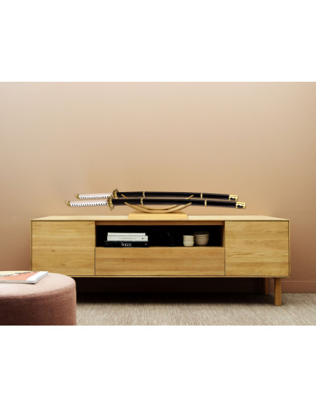 Support de bureau pour 2 katanas,...