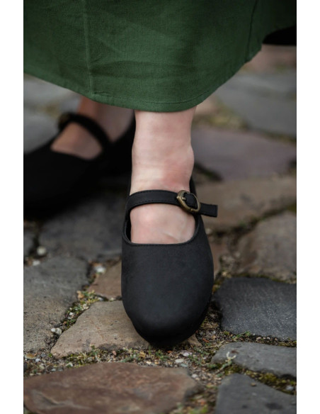 Chaussures médiévales noires pour...