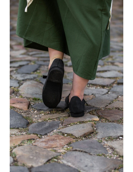Chaussures médiévales noires pour...