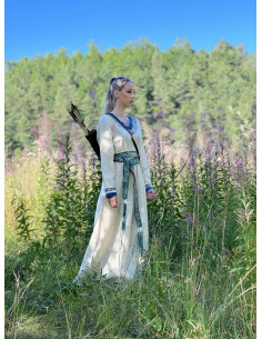 Ceinture viking modèle Elina, coton vert 2