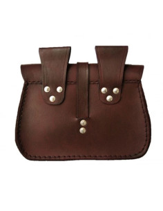 Sac en cuir noir avec motif étoile 2