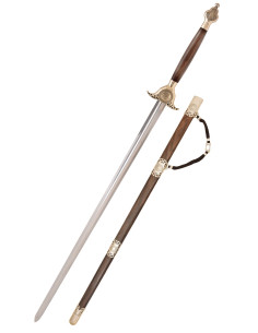 Épée Shaolin Hunyuan de Hanwei (121,3 cm.)