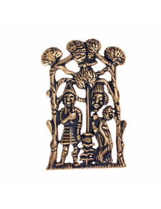 Broche en bronze Pilgrim's Sign Head of St. Albans
