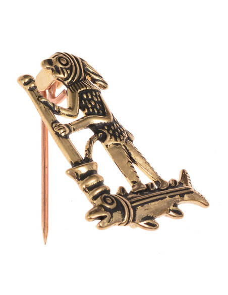 Broche Pilgrim Doctor Monkey en bronze