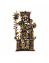 Broche bronze dame pèlerine de Tombelaine