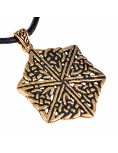 Pendentif celtique Charm type Karo, en bronze