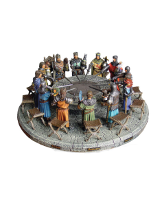 Chevaliers Médiévaux de la Table Ronde (47x47 cms.)