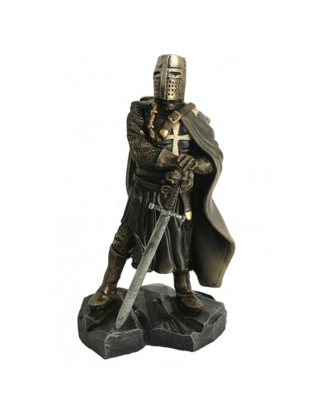 Tunique et épée noires de chevalier...