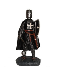 Chevalier Hospitalier médiéval miniature avec épée (12 cm.)