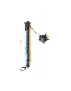 Masse médiévale 1 tête, couleur bleue (46 cm.)