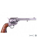 Revolver USA Peacemaker bleui, canon long, année 1873