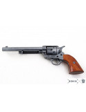 Revolver USA Peacemaker bleui, canon long, année 1873