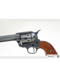 Revolver USA Peacemaker bleui, canon long, année 1873