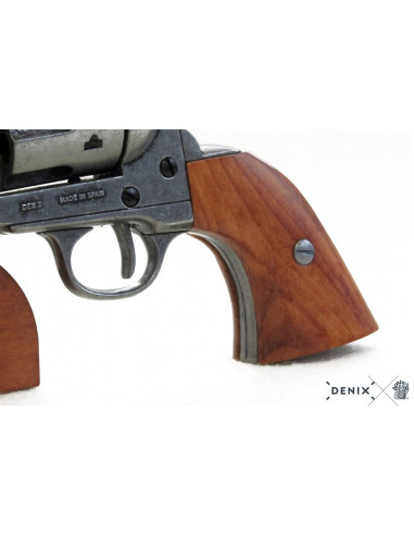 Revolver USA Peacemaker bleui, canon long, année 1873