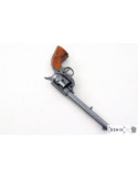 Revolver USA Peacemaker bleui, canon long, année 1873