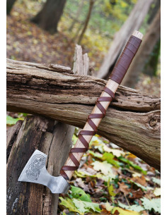 Hache norvégienne en acier moulé avec gravures (Type D) 2