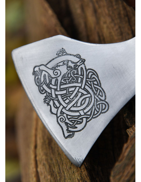 Hache norvégienne en acier moulé avec...