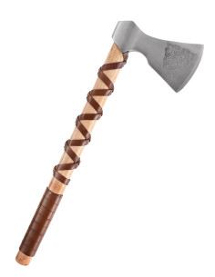 Hache norvégienne en acier moulé avec gravures (Type F)