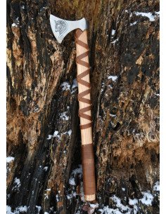 Hache norvégienne en acier moulé avec gravures (Type G) 2