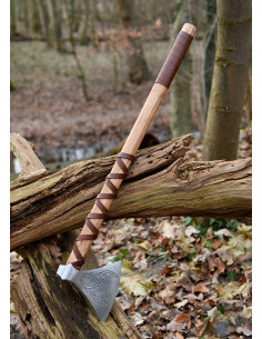 Hache norvégienne en acier moulé avec gravures (Type M) 2